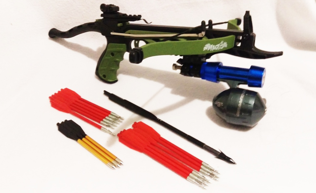 80 LBS FISHING CROSSBOW WITH 11 FISHING BOLT AND FISHING REEL. $99.99 -  PicClick
