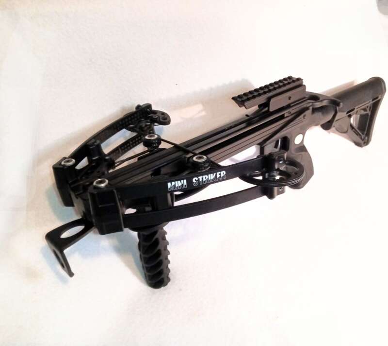 mini Striker pistol crossbow with buttstock