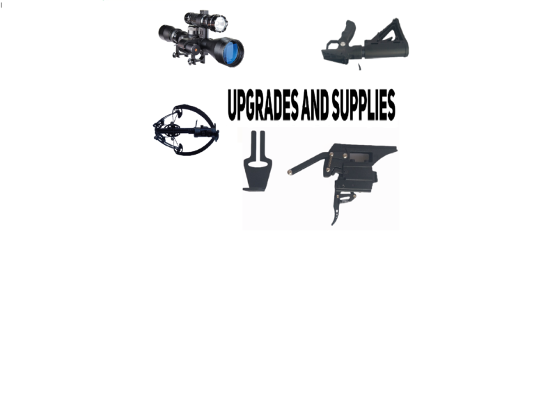 Upgrades for mini Striker pistol crossbow