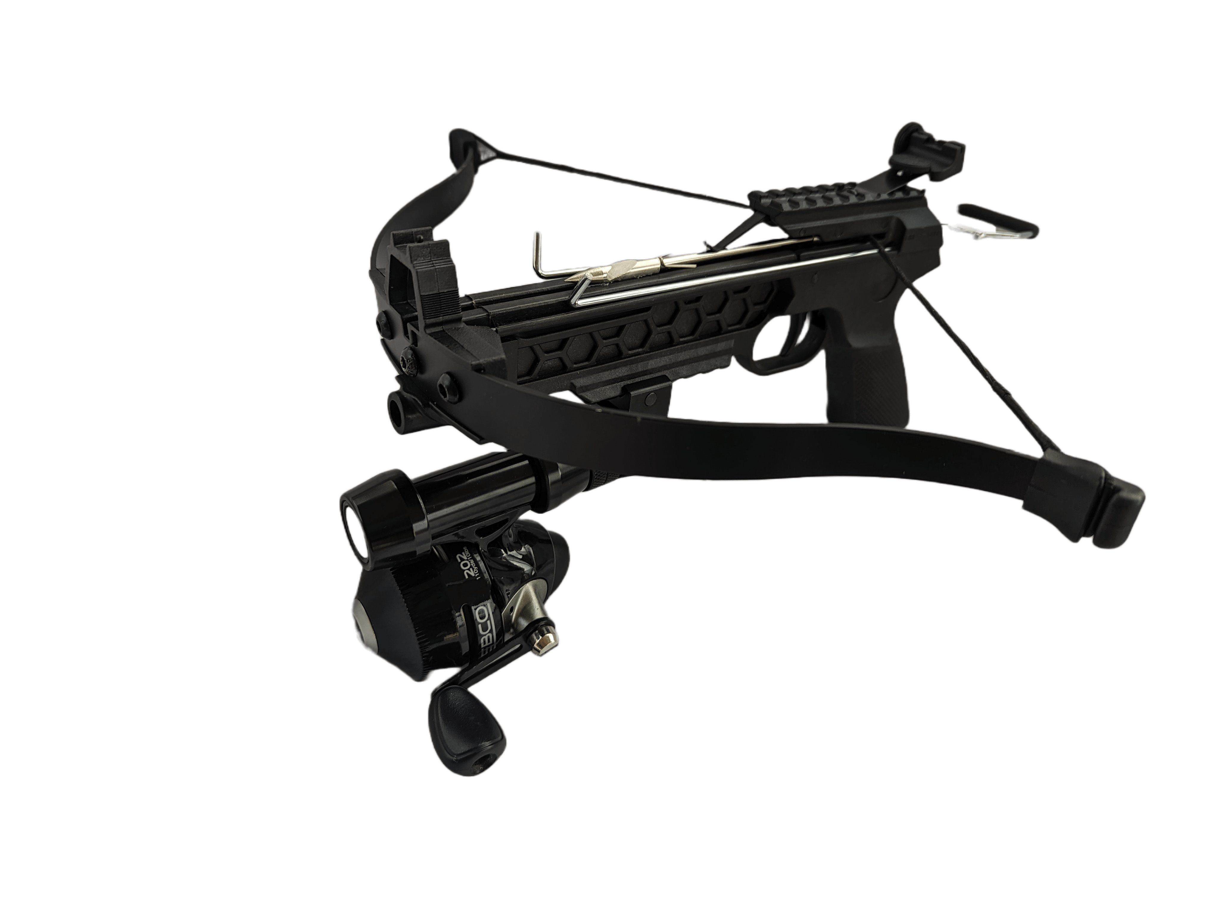 80 lbs fishing crossbow with 6 inch steel fishing bolt + 9 bolts