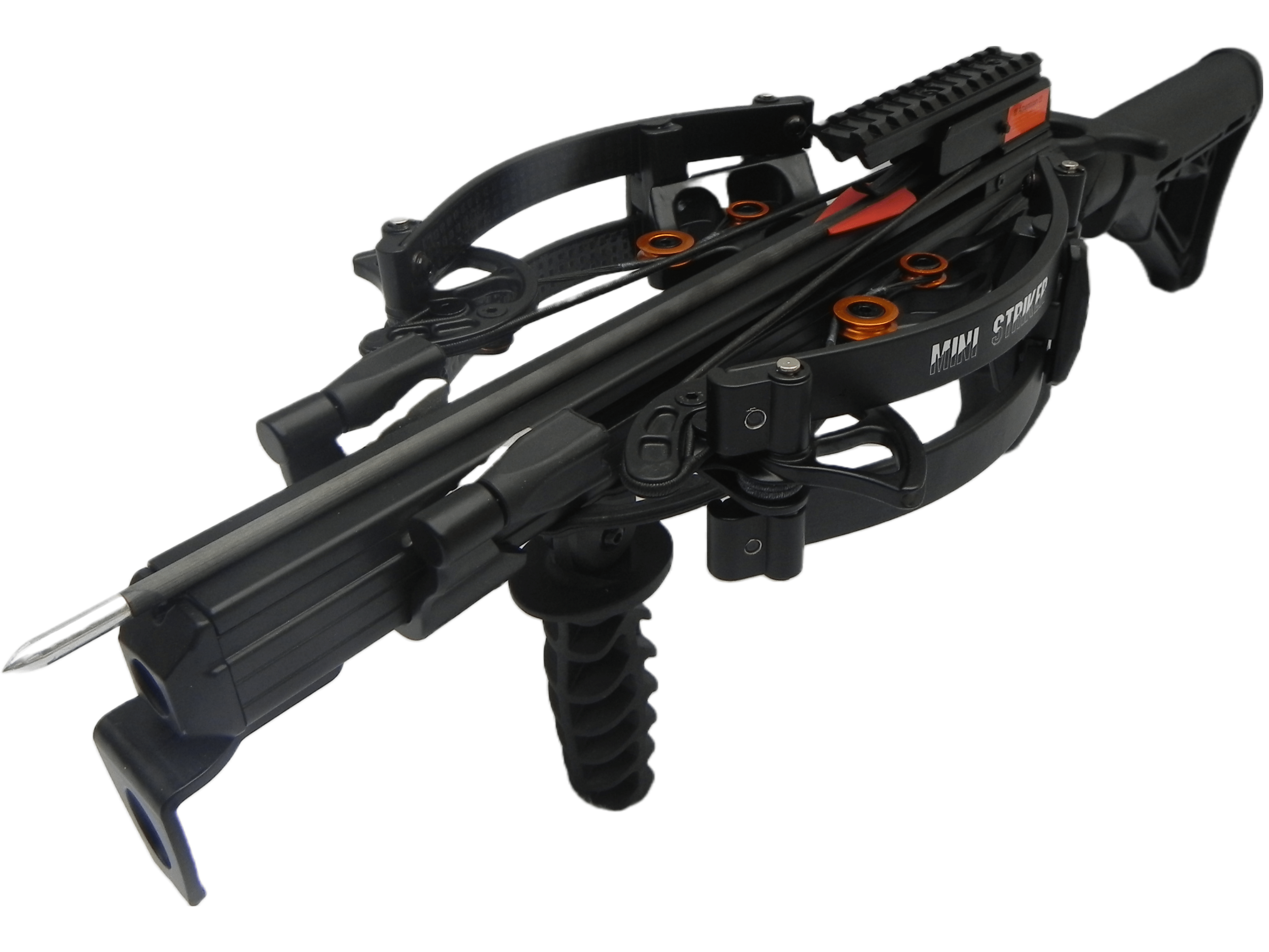 150-lbs-wt-Mini-striker-reverse draw pistol crossbow with buttstock