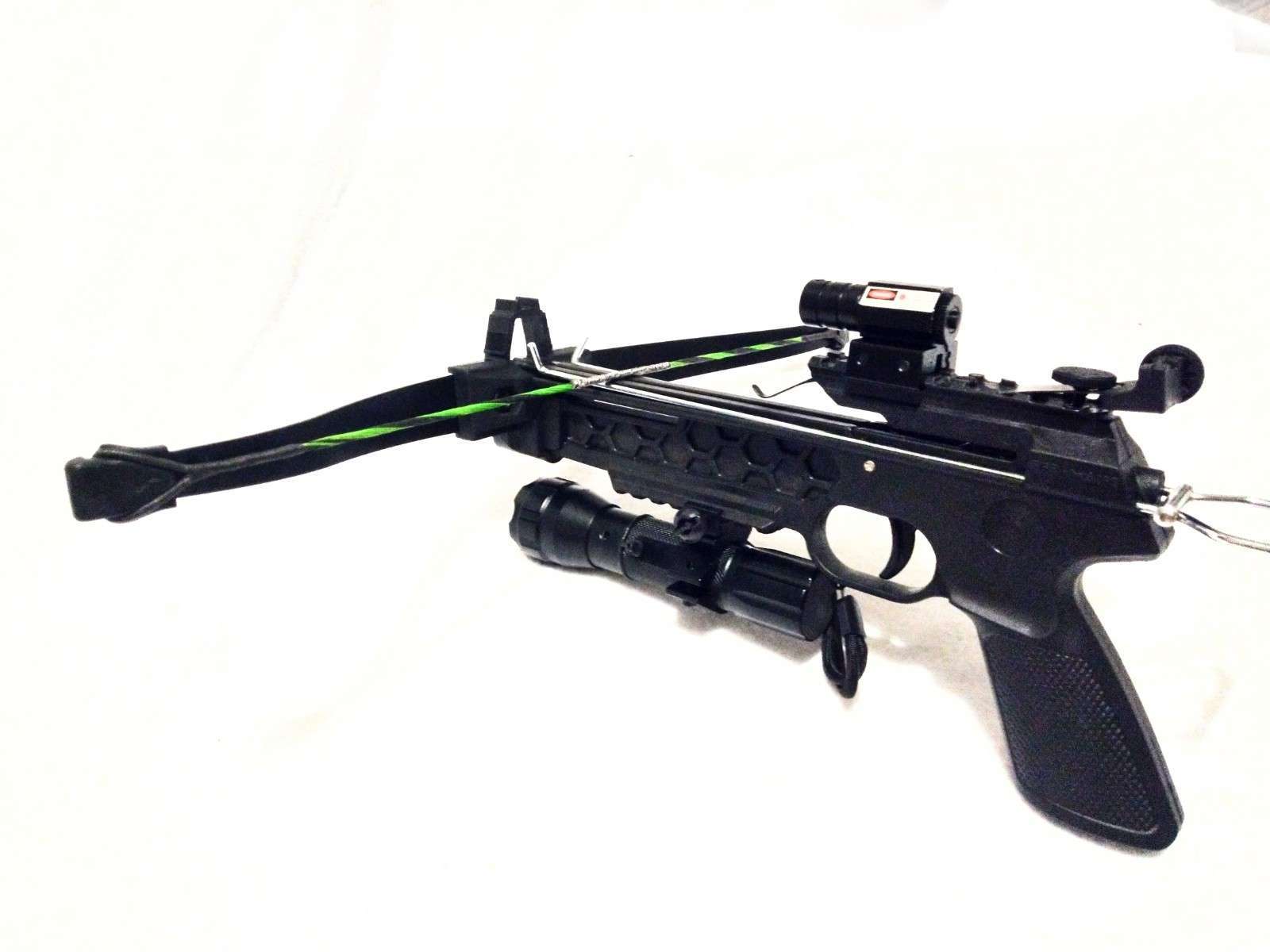 80 lbs Mongoose crossbow with upper and lower picatinny rails (22mm)