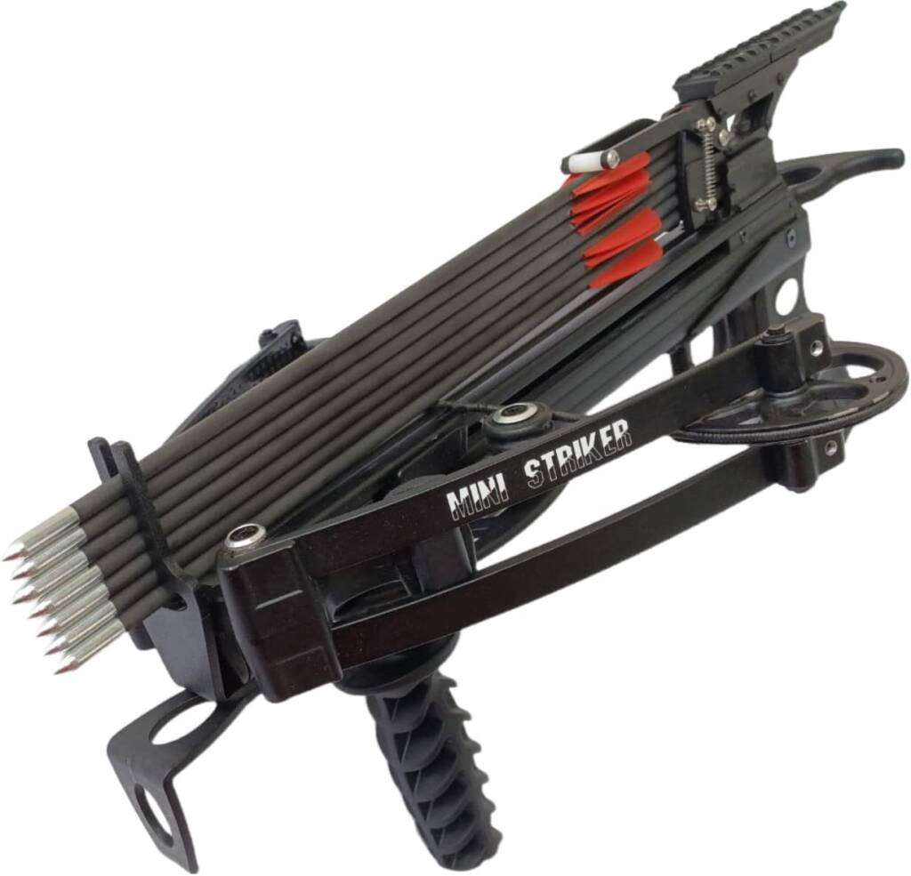 Mini Striker repeating crossbow with 6 hunting bolt magazine