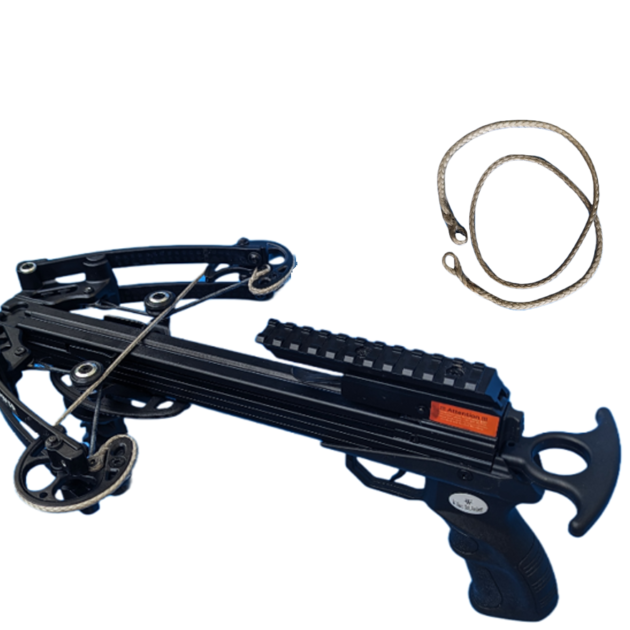 Mini Striker pistol crossbow with reinforced string