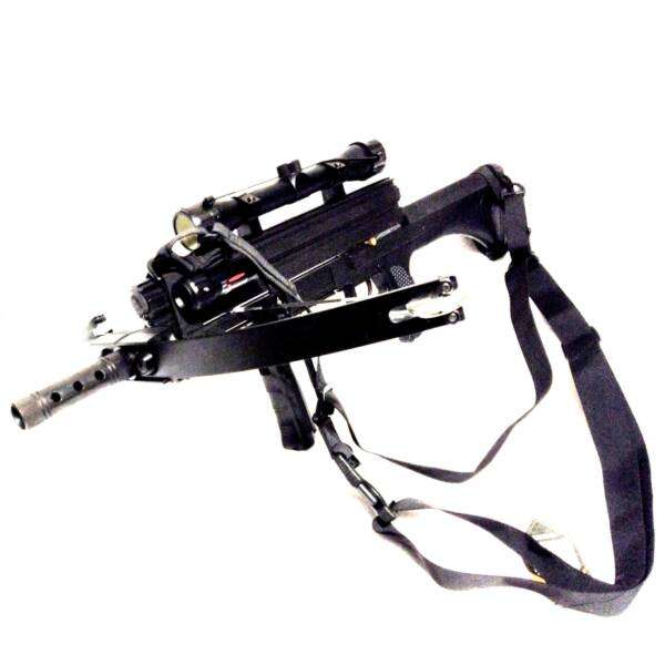 WT4 steel ball crossbow with bayonet and tactical kit