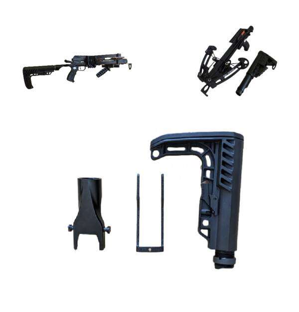 Removable buttstock for mini Striker pistol crossbow line