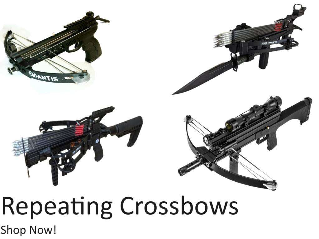 Repeater Crossbows and Magazine pistol crossbows