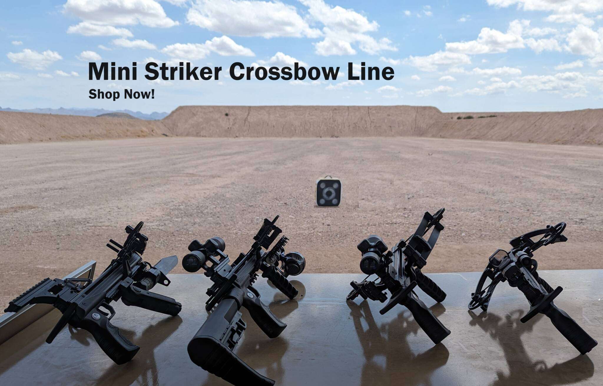 Mini Striker pistol crossbow line