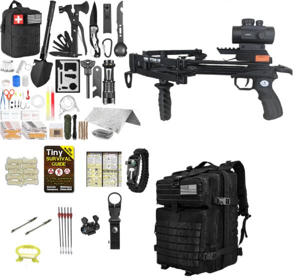 Mini Striker crossbow survival kit